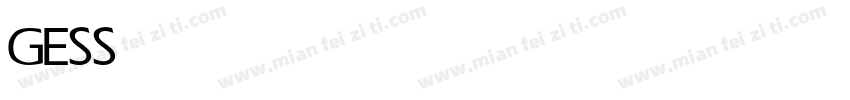GESSTextMedium Medium字体转换